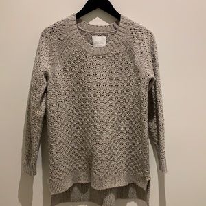 Part two gorgeous knit sweater , fabric content ?? mix of cashmere